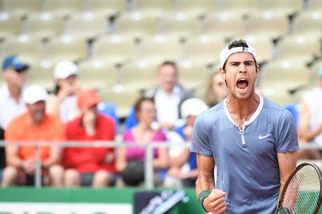 Tennis : Monte Carlo 2022 - Khachanov - Russie Tennis : Monte Carlo 2022 - Monaco - 11 04 2022 ChrysleneCaillaud Panoramic 