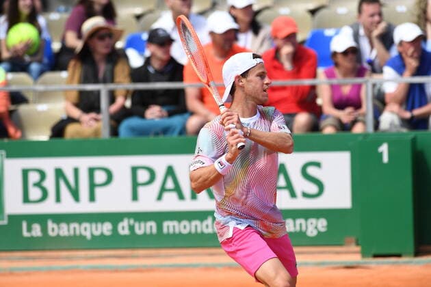 Tennis : Monte Carlo 2022 - schwartzman - Argentine Tennis : Monte Carlo 2022 - Monaco - 11 04 2022 ChrysleneCaillaud Panoramic 