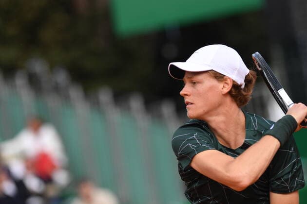 Tennis : Monte Carlo 2022 - Sinner - Italie Tennis : Monte Carlo 2022 - Monaco - 11 04 2022 ChrysleneCaillaud Panoramic 