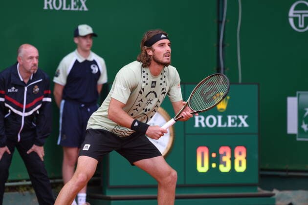 Tennis : Monte Carlo 2022 - Tsitsipas freres double - Grece Tennis : Monte Carlo 2022 - Monaco - 11 04 2022 ChrysleneCaillaud Panoramic 