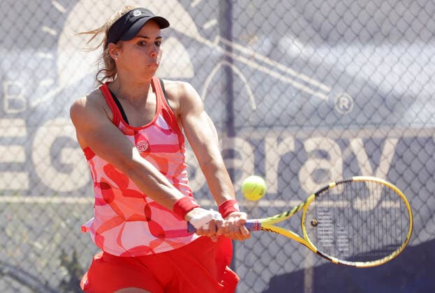 TENNIS - Billie Jean King Cup 2022 ANTALYA,TURKEY,12.APR.22 - TENNIS - Billie Jean King Cup, Europe Africa Group I. Image shows Julia Grabher (AUT).  GEPAxpictures xWalterxLuger