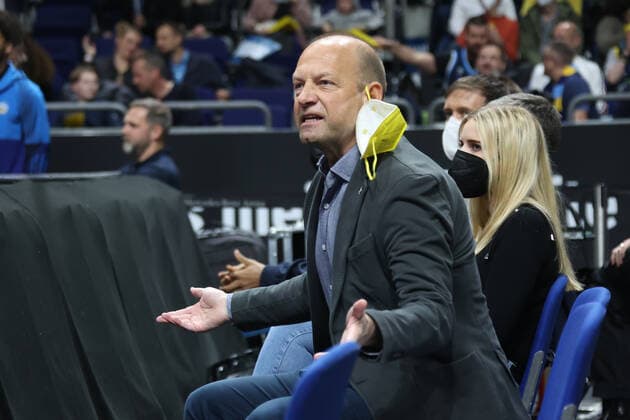 DEU, easyCredit BBL, ALBA vs Baskets Oldenburg, 12 04 2022, Mercedes Benz Arena, Berlin, DEU, easyCredit BBL, ALBA vs Baskets Oldenburg, in picture Marco Baldi ALBA Berlin Foto Juergen Engler nordphoto GmbH nordphotoxGmbHx xEngler nph00076