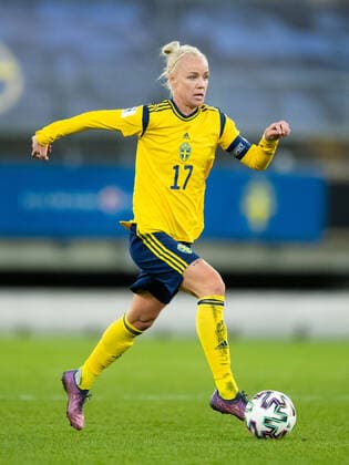 220412 Caroline Seger of Sweden during the FIFA Women s World Cup Qualifier football match between Sweden and Ireland on April 12, 2022 in Göteborg Photo Michael Erichsen BILDBYRAN COP 89 MI0270 bbeng dam fifa women s world cup qualifier football fotball fotboll ireland irland kval qualifier soccer sverige sweden vm kval,  Copyright: MICHAELxERICHSEN BB220412MI131