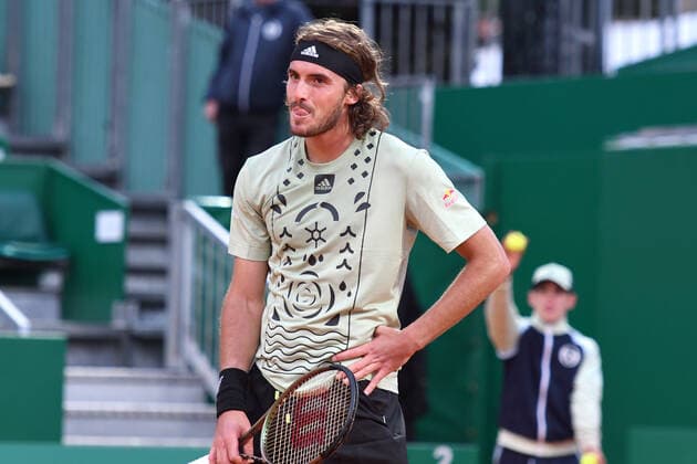 Tennis Rolex Monte-Carlo Masters 2022, STEFANOS TSITSIPAS TENNIS 2022 ROLEX MONTE-CARLO MASTERS