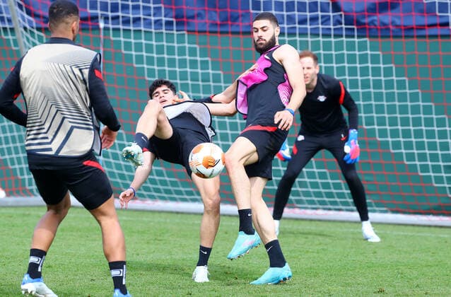 Football, EL, RB Leipzig, Training