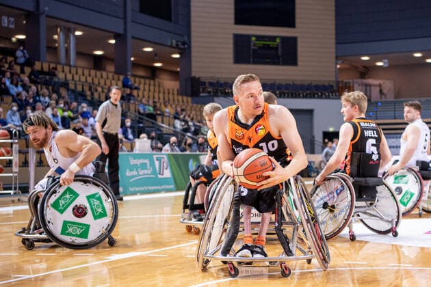 RBBL RSV Lahn Dill Hannover United, 13 04 22 Jan Haller 10 Hannover United , Jannik Blair 6 RSV Lahn Dill , Tobias Hell 6 Hannover United RBBL RSV Lahn Dill Hannover United Wetzlar, 13 04 22 Copyright: xBEAUTIFULxSPORTS Roeczeyx