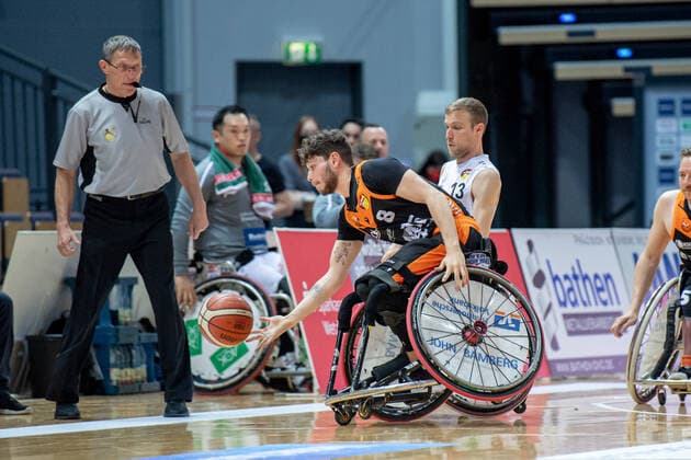 RBBL RSV Lahn Dill Hannover United, 13 04 22 Amit Vigoda 8 Hannover United , Thomas Boehme 13 RSV Lahn Dill RBBL RSV Lahn Dill Hannover United Wetzlar, 13 04 22 Copyright: xBEAUTIFULxSPORTS Roeczeyx