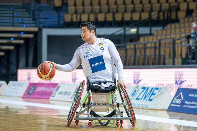 RBBL RSV Lahn Dill Hannover United, 13 04 22 Hiroaki Kozai 9 RSV Lahn Dill RBBL RSV Lahn Dill Hannover United Wetzlar, 13 04 22 Copyright: xBEAUTIFULxSPORTS Roeczeyx
