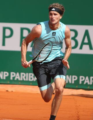 Alexander Zverev of Germany during the Rolex Monte-Carlo Masters 2022, ATP, Tennis Herren Masters 1000 tennis tournament on April 14, 2022 at Monte-Carlo Country Club in Roquebrune-Cap-Martin, France - Photo Laurent Lairys TENNIS : Monte Carlo 2022 - Monaco - 14 04 2022 LaurentLairys Panoramic 