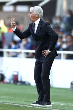 Bergamo 14 04 2022 - Europa League Atalanta-RB Lipsia foto Image nella foto: Giampiero Gasperini 