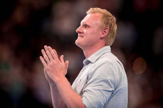 Kiel, 13 April 2022 Handball, World Cup Play Offs, Germany Faroe Islands Farewell to Patrick Wiencek from the national team