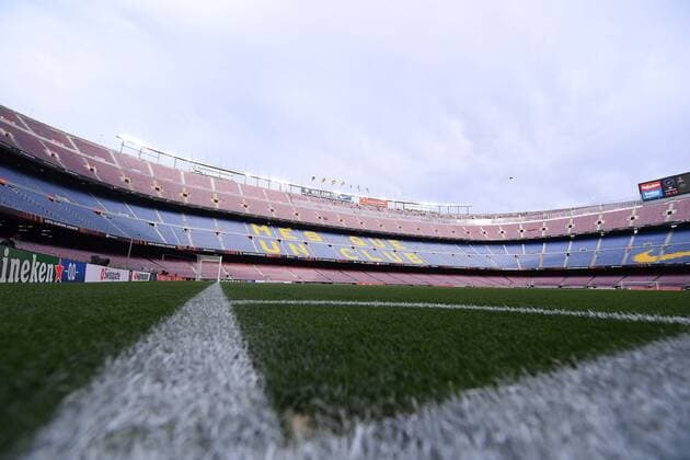 Soccer Europa League quarterfinal FC Barcelona Eintracht Frankfurt on 14 04 2022 at Camp Nou in Barcelona interior view interior panorama interior stadium xHDx