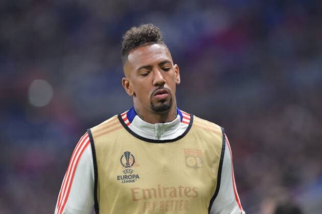 Jerome Boateng (lyon) FOOTBALL: Olympique Lyonnais vs West Ham - 1 4 de finale Ligue Europa - 14 04 2022 FredericChambert Panoramic 