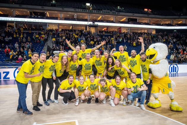 Basketball, Women, 2. BL, Alba Berlin celebrate promotion to the DBBL
