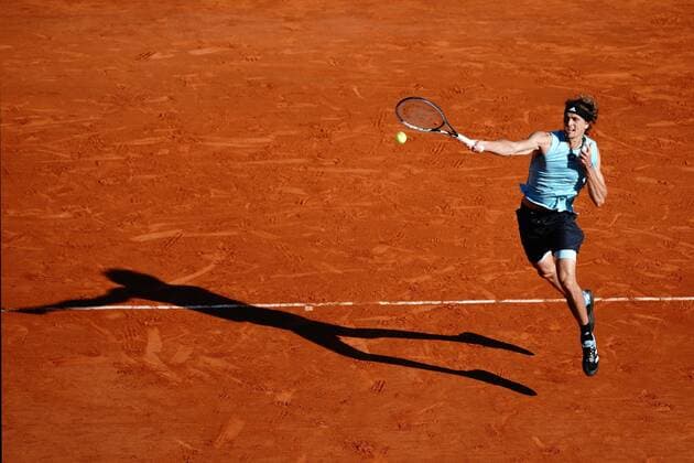 Jannik Sinner (Italie) TENNIS : Masters 1000 de Monte Carlo - Quart de finale - Monte Carlo - 15 04 2022 NorbertScanella Panoramic 