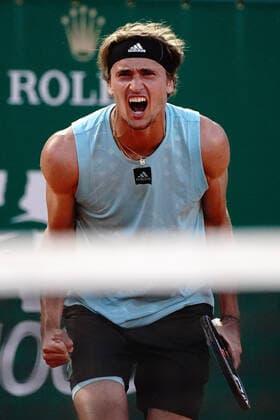 Alexander Zverev (Allemagne) TENNIS : Master 1000 de Monte Carlo - Quart de finale - Monte Carlo - 15 04 2022 NorbertScanella Panoramic 