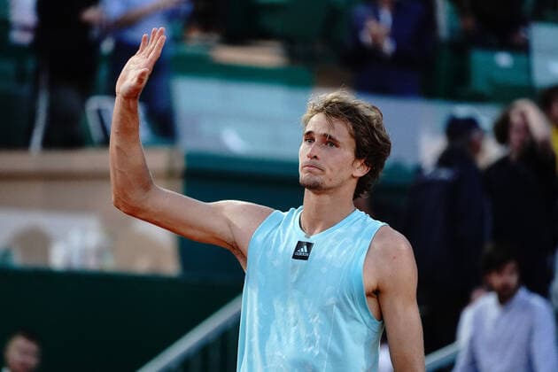 Alexander Zverev (Allemagne) TENNIS : Master 1000 de Monte Carlo - Quart de finale - Monte Carlo - 15 04 2022 NorbertScanella Panoramic 