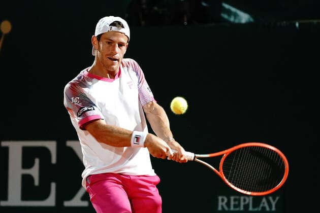Diego Schwartzman (Argentine) TENNIS : Master 1000 de Monte-Carlo - Monte Carlo - 13 04 2022 NorbertScanella Panoramic 