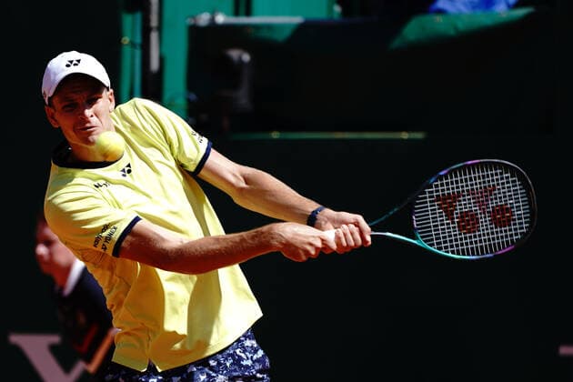 Hubert Hurkacz (Pologne) TENNIS : Master 1000 de Monte-Carlo - Monte Carlo - 13 04 2022 NorbertScanella Panoramic 