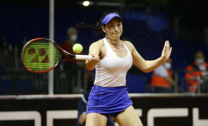 Stuttgart , Porsche Tennis Grand Prix , Qualification Eva Lys GER ,