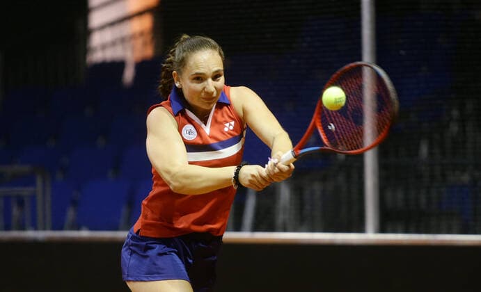 Stuttgart , Porsche Tennis Grand Prix , Qualification , Mara Guth GER