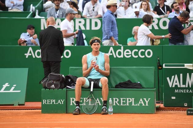 Tennis : Monte Carlo 2022 - Stefanos Tsitsipas - Grece Tennis : Monte Carlo 2022 - Monaco - 16 04 2022 ChrysleneCaillaud Panoramic 