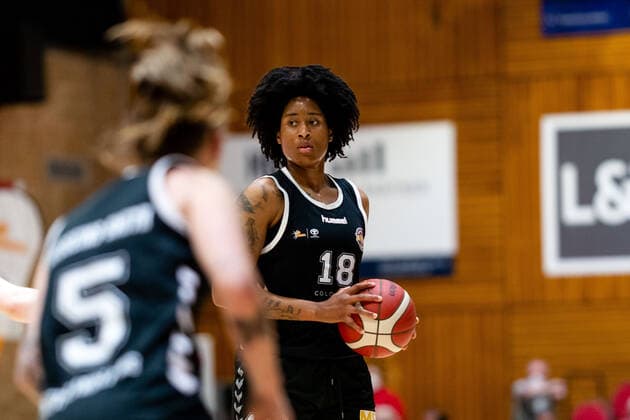 Basketball DBBL Play GiroLive Panthers Osnabrück Rheinland Lions on 16 04 2022 at the home of panthers in Osnabrück Brianna Lee Rollerson Rheinland Lions PD