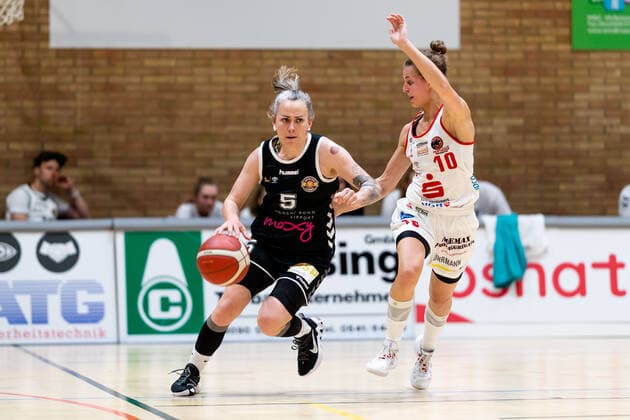 Basketball, Women, DBBL, GiroLive Panthers Osnabrück - Rheinland Lions