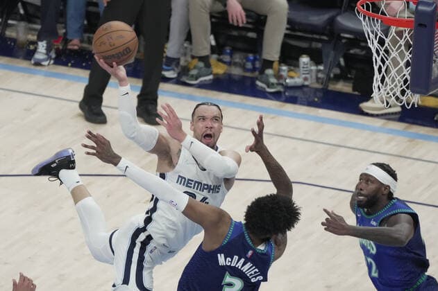 Basketball, NBA, Memphis Grizzlies - Minnesota Timberwolves