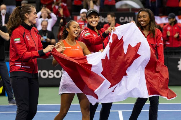 Tennis, Billie Jean Cup Qualifier in Vancouver, Canada - Latvia