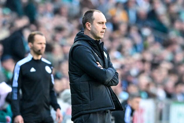 Soccer 2 Bundesliga, 30 Matchday, SV Werder Bremen 1 FC Nuremberg on 17 04 2022 at Wohninvest Stadium in Bremen Bremen Bremens coach Ole Werner looks desperate DFL REGULATES PROHIBIT ANY USE OF PHOTOGRAPHS AS IMAGE SEQUENCES AND OR QUASI VIDEO Copyright: xTeresaxKrögerx