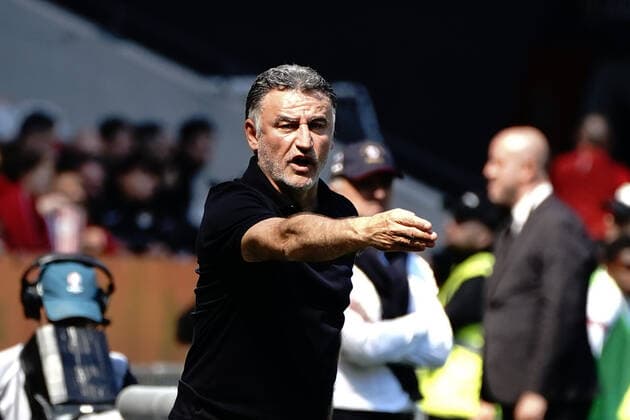 Christophe Galtier (entraineur de l OGC Nice) FOOTBALL : OGC Nice vs Lorient - Ligue 1 Uber Eats - Nice - 17 04 2022 NorbertScanella Panoramic 