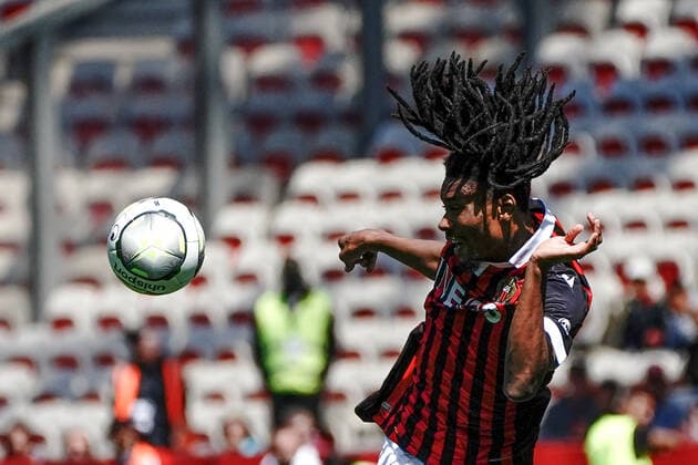 Khephren Thuram (OGC Nice) FOOTBALL : OGC Nice vs Lorient - Ligue 1 Uber Eats - Nice - 17 04 2022 NorbertScanella Panoramic 