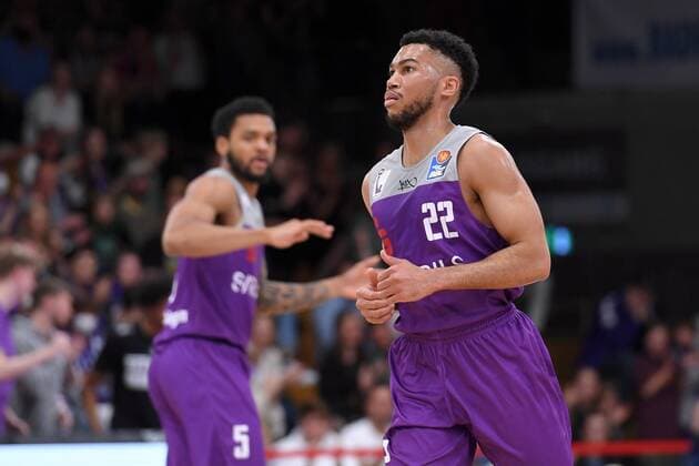 Stephen Brown Jr BG Goettingen , Basketball, Bundesliga, BBL, BG Goettingen Alba Berlin, 17 04 2022, BG Goettingen Alba Berlin, Basketball, Bundesliga, GER, BBL, 17 04 2022 Goettingen Copyright: xEibner-Pressefotox-xRolandxSippelx
