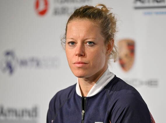 Laura Siegemund GER in interview Tennis Women Porsche Cup Porsche Tennis Grand Prix GP Stuttgart 2022 Porsche Arena 18 04 2022 DFL REGULATIONS PROHIBIT ANY USE OF PHOTOGRAPHS AS IMAGE SEQUENCES AND OR QUASI VIDEO Porsche Tennis Grand Prix GP Stuttgart 2022