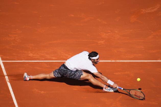 ESP: Barcelona Open Banc, Conde de Godo Trophy Gian Marco Moroniduring the match of Barcelona Open Banc Sabadell, Conde de Godo Trophy played at Real Club de Tenis Barccelona on April 18, 2022 in Barcelona, Spain. kpmg Copyright: xBaguxBlancox xxPRESSINPHOTOx PS_220418_895