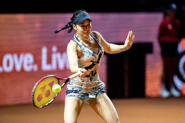 Eva Lys Germany, Germany Tennis Ladies Porsche Cup Porsche Tennis Grand Prix GP Stuttgart 2022 Porsche Arena 19 04 2022 Porsche Tennis Grand Prix Stuttgart 2022, 19 04 2022 Stuttgart Copyright: xEibner-Pressefoto RogerxBuerkex EP_EER