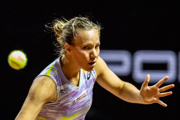 Viktorija Golubic, Swiss, Switzerland Tennis Womens Porsche Cup Porsche Tennis Grand Prix GP Stuttgart 2022 Porsche Arena 19 04 2022 Porsche Tennis Grand Prix Stuttgart 2022, 19 04 2022 Stuttgart Copyright: xEibner-Pressefoto RogerxBuerkex EP_EER