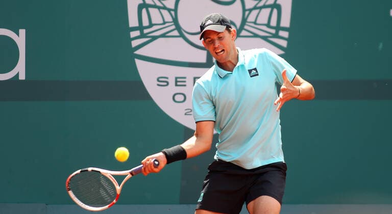 TENNIS - ATP, Tennis Herren Serbia Open 2022 BELGRADE,SERBIA,19.APR.22 - TENNIS - ATP World Tour, Serbia Open. Image shows Dominic Thiem (AUT).  GEPAxpictures xAleksandarxDjorovic