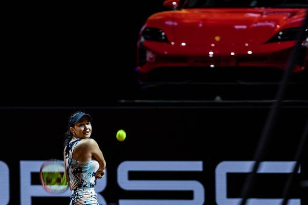 Eva Lys Germany, Deutschland Tennis Damen Porsche-Cup Porsche Tennis Grand Prix GP Stuttgart 2022 Porsche-Arena 19.04.2022 Porsche Tennis Grand Prix Stuttgart 2022, 19.04.2022 Stuttgart Copyright: xEibner-Pressefoto RogerxBuerkex EP_EER