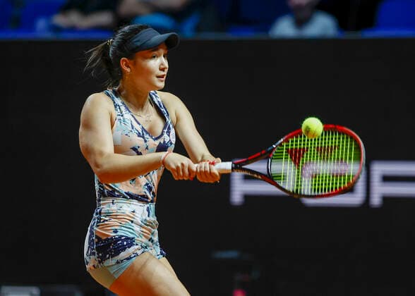 Eva Lys Tennis Porsche Tennis Grand Prix 2022 WTA Porsche Arena Stuttgart Germany 19 April 2022 Copyright: xJuergenxHasenkopfx
