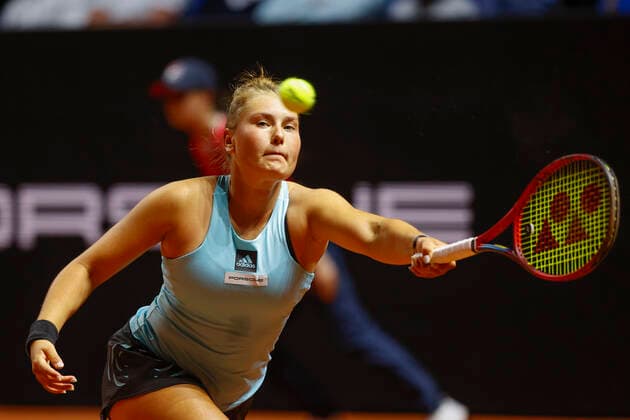 Nastasja Schunk Tennis Porsche Tennis Grand Prix 2022 WTA Porsche Arena Stuttgart Germany 19 April 2022 Copyright: xJuergenxHasenkopfx
