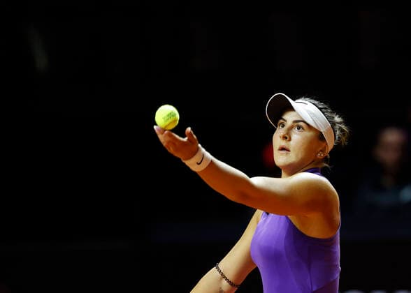 Bianca Andreescu Tennis Porsche Tennis Grand Prix 2022 WTA Porsche Arena Stuttgart Germany 19 April 2022 Copyright: xJuergenxHasenkopfx