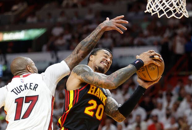 Basketball, NBA, Miami Heat - Atlanta Hawks