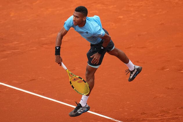 ESP: Barcelona Open Banc, Conde de Godo Trophy Felix Auger-Aliassime during the Barcelona Open Banc Sabadell, Conde de Godo Trophy played at Real Club de Tenis Barcelona on April 20, 2022 in Barcelona, Spain. kpng Copyright: xBaguxBlancox xPRESSINPHOTOx PS_220420_073