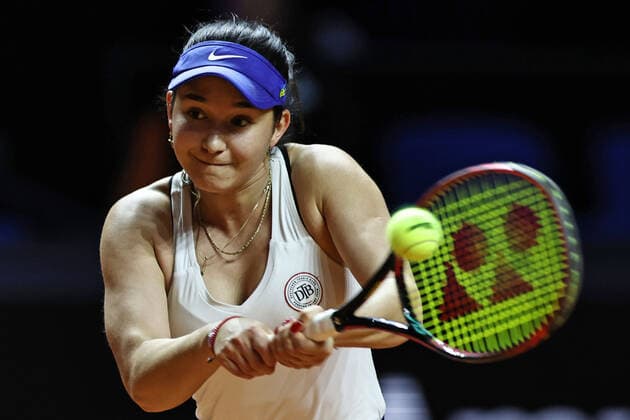 Eva Lys, GER, during 2022 Porsche Tennis Grand Prix in Stuttgart, 20 04 2022