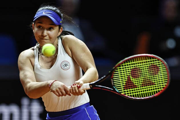 Eva Lys, GER, during 2022 Porsche Tennis Grand Prix in Stuttgart, 20 04 2022