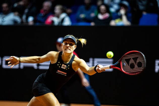 Angelique Kerber Germany, Germany Tennis Women Porsche Cup Porsche Tennis Grand Prix GP Stuttgart 2022 Porsche Arena 20 04 2022 Porsche Tennis Grand Prix Stuttgart 2022, 20 04 2022 Stuttgart Copyright: xEibner-Pressefoto RogerxBuerkex EP_EER