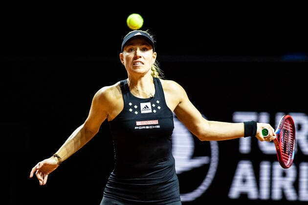 Angelique Kerber Germany, Germany Tennis Women Porsche Cup Porsche Tennis Grand Prix GP Stuttgart 2022 Porsche Arena 20 04 2022 Porsche Tennis Grand Prix Stuttgart 2022, 20 04 2022 Stuttgart Copyright: xEibner-Pressefoto RogerxBuerkex EP_EER