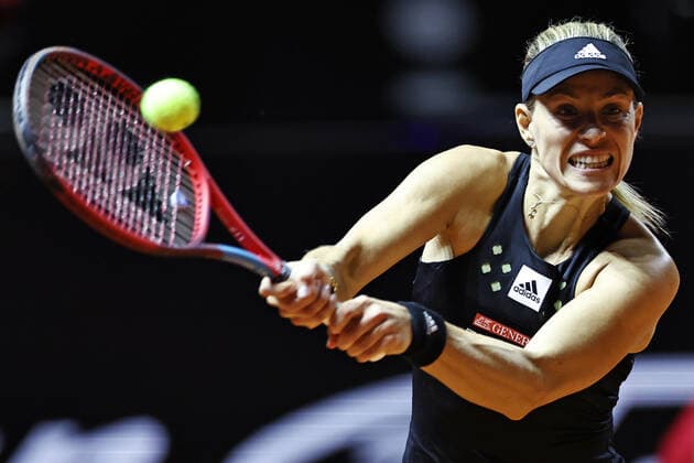 Angelique Kerber, GER, during 2022 Porsche Tennis Grand Prix in Stuttgart, 20 04 2022